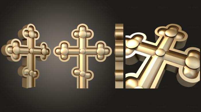 3D модель Крест простой формы без декоров (STL)