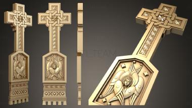 3D model Cross with cherub (STL)