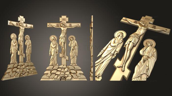 3D model Crucifixion with upcoming (STL)