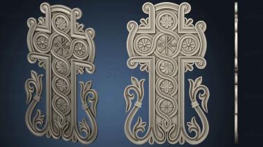 3D model Carved cross (STL)