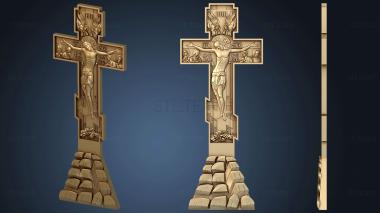 3D model Cross with christ (STL)