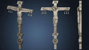 3D model Model of the crucifixion on the rod (STL)