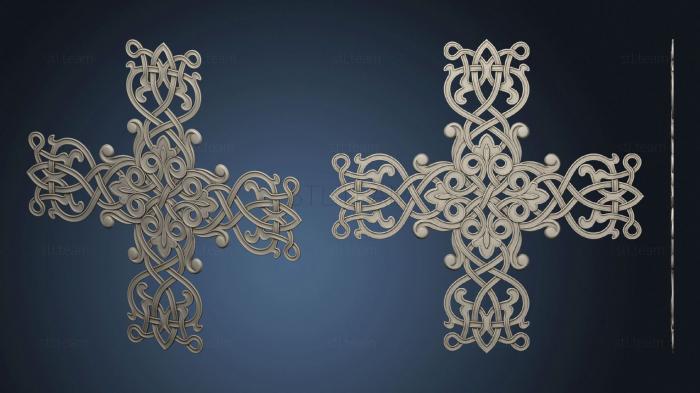 3D model Cross ornament (STL)
