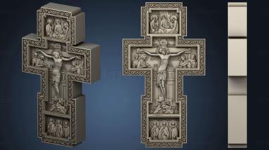 3D model The Crucifixion with Jesus and the Saints version 3 (STL)