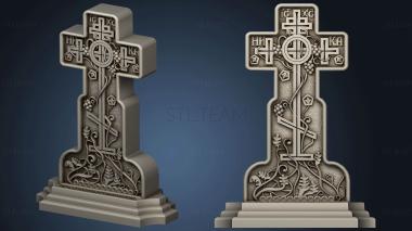 3D model Cross with a grapevineversion3 (STL)