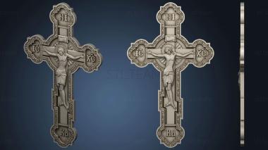 3D model Cross crucifixion with Jesus Christ (STL)