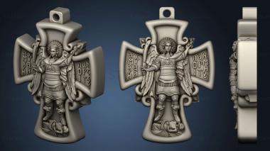 3D model Pendant with an archangel (STL)