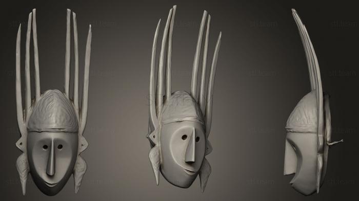 3D model African Mask Collection1 (STL)