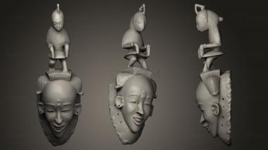 3D model African Mask Collection3 (STL)