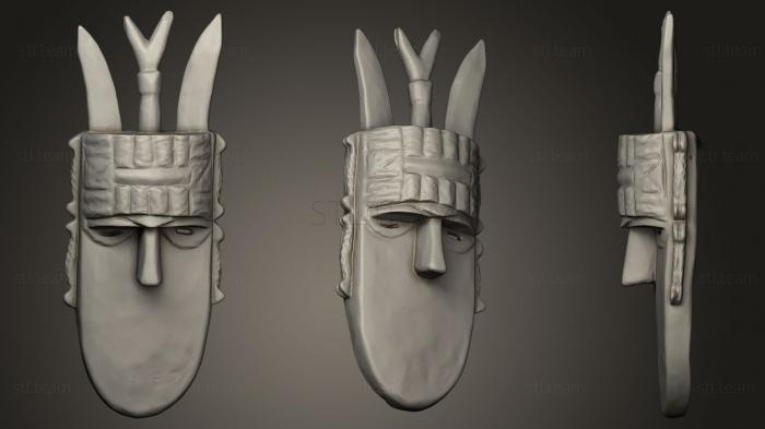 3D model African Mask Collection6 (STL)
