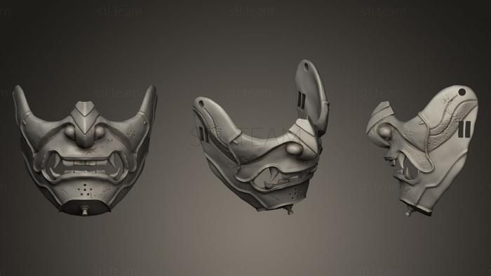 3D model Sakai mask Ghost of Tsushima Mask (STL)
