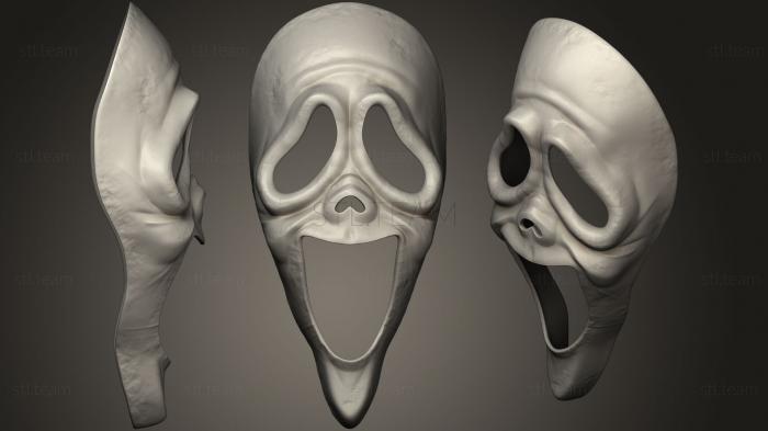 3D model Scream Scarry Movie Ghostface Mask 1 (STL)