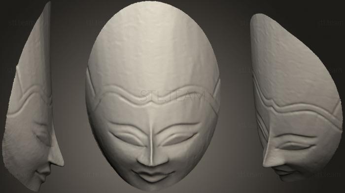 3D model Small mask by Ein Scan Proner (STL)