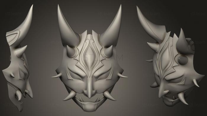 3D model Xiao mask from Genshin Impact (STL)