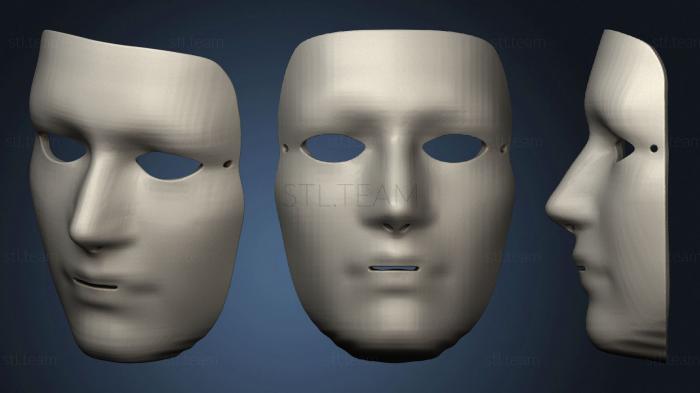 3D model Blank Halloween Mask (STL)