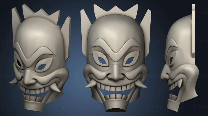 3D model Blue Spirit Mask Avatar The Last Airbender (STL)