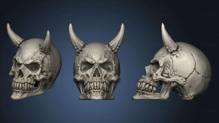 3D model Demon Skull (STL)