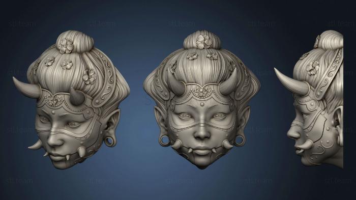 3D model Hannya Wall Mask (STL)