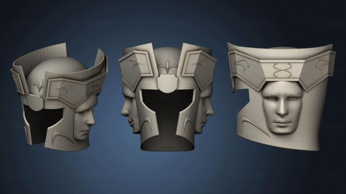 3D model Helmet 2 face (STL)