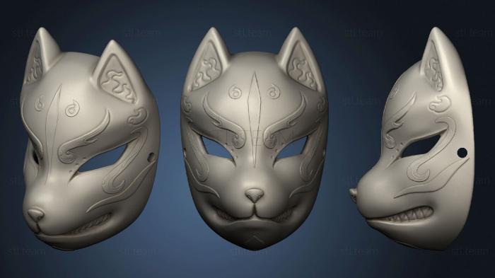 3D model KITSUNE FOX MASK (STL)