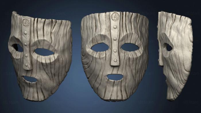 3D model Loki mask from the movie The Mask (STL)