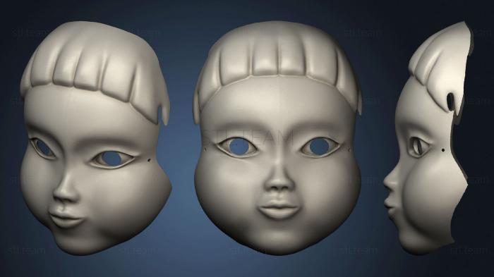 3D model Mascara munec asquid game (STL)