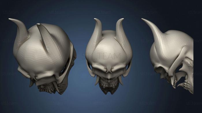 3D model ONI Head Demon Skull (STL)