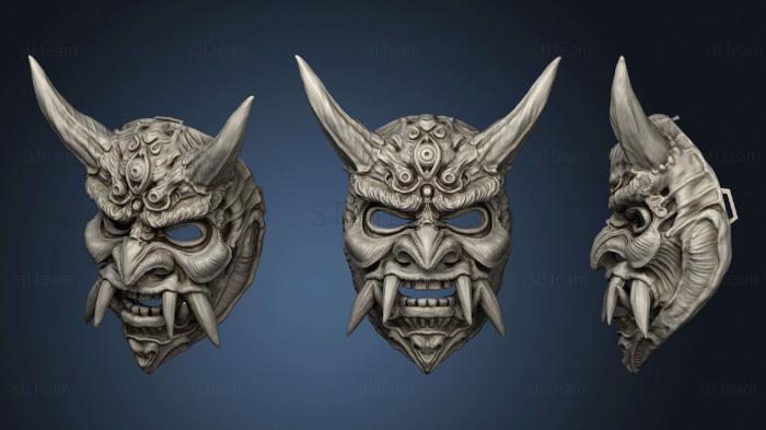 3D model Oni mask 12 (STL)