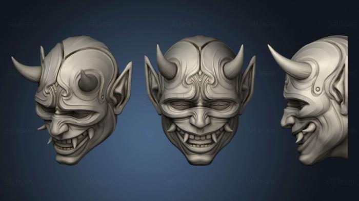 3D model Oni Wall Mask (STL)