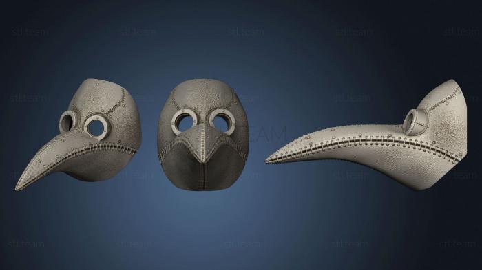 3D model Plague Mask V2 (STL)