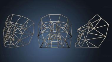 3D model Polygon Mask (STL)