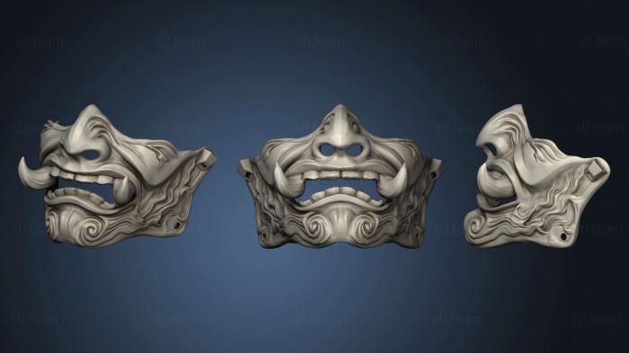 3D model Samurai inspired mask 2 (STL)