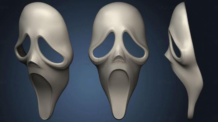 3D model Scream ghostface mask (STL)