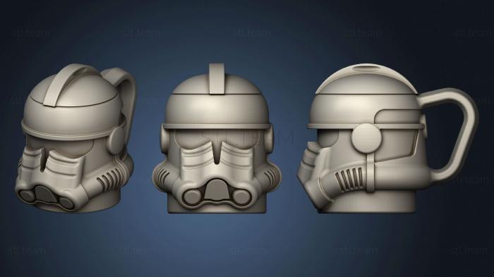 3D model Storm Trooper Mug (STL)
