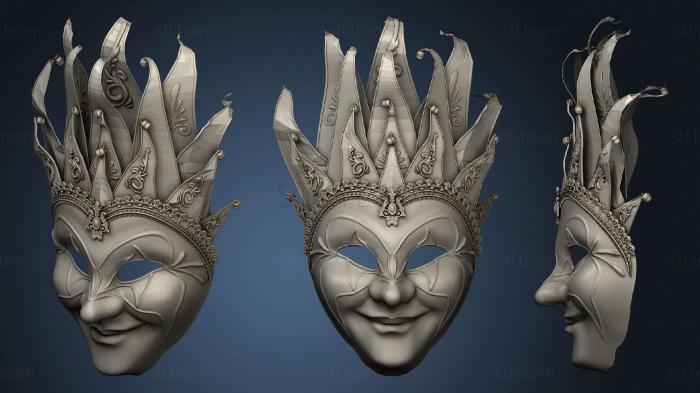 3D model Venetian Carnival Mask The Joker (STL)