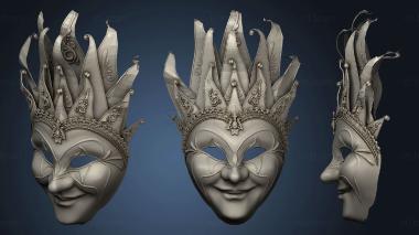 3D model Venetian Carnival Mask The Joker (STL)