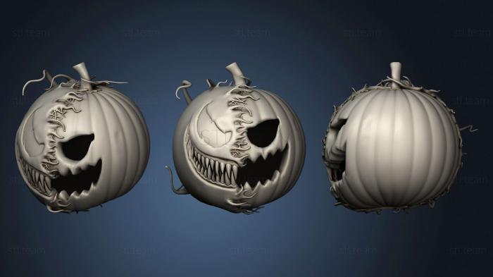 Venom pumpkin Scene