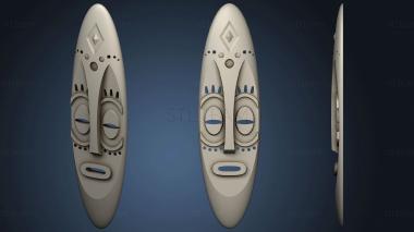 3D model African Mask (STL)