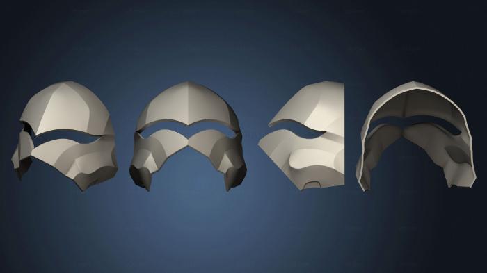 3D model Batman Helmet Parts (STL)