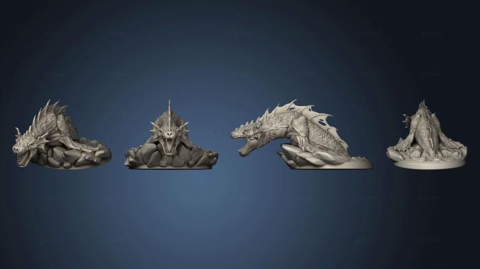 3D модель Джейми Корте Объединил Морских Котиков и Драконов (STL)