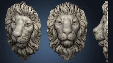 3D model Lion's face 3DANL 70578 version1 (STL)