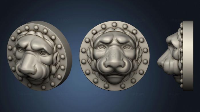 3D model Lion's face (STL)