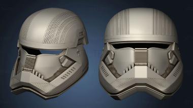 3D model or Works Sith Helmet for dome half (STL)