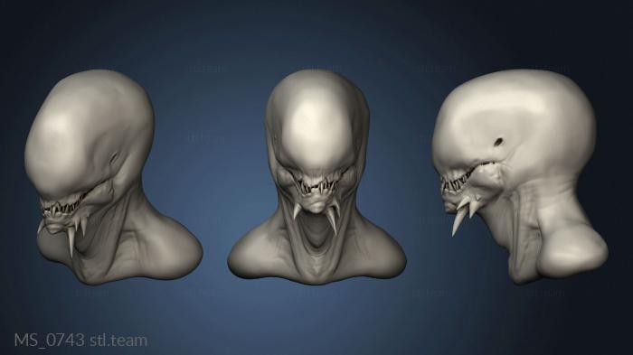 3D model aliens creatures (STL)