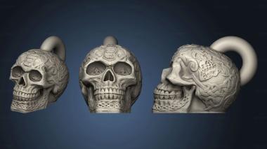 3D model Celtic Skull (STL)