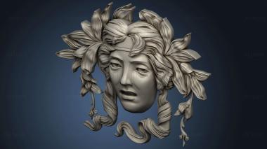 3D model Mascaron medusa gorgon (STL)