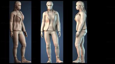 3D модель Женщина в маске (STL)