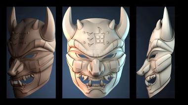 3D модель Маска дьявола покемон (STL)