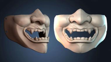 3D модель Маска гейши Kimatica Glitchy (STL)