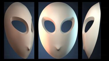 3D model Court of owls Halloween mask (STL)